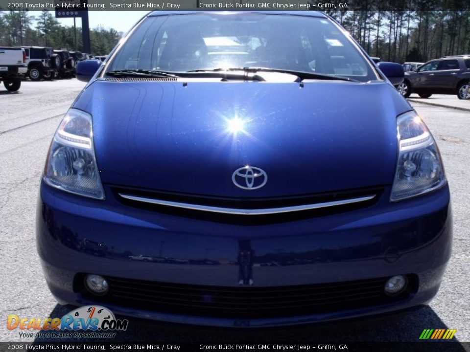 2008 Toyota Prius Hybrid Touring Spectra Blue Mica / Gray Photo #3