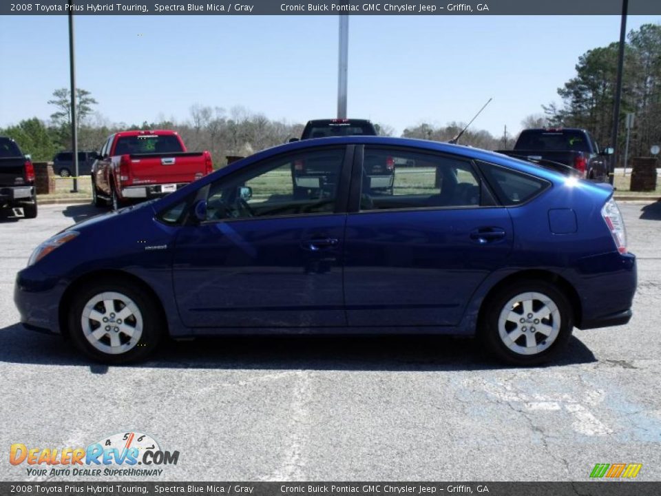2008 Toyota Prius Hybrid Touring Spectra Blue Mica / Gray Photo #5