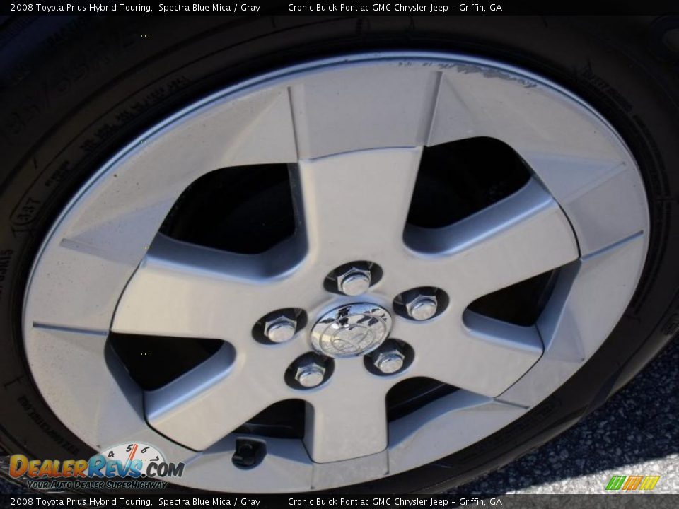 2008 Toyota Prius Hybrid Touring Spectra Blue Mica / Gray Photo #9