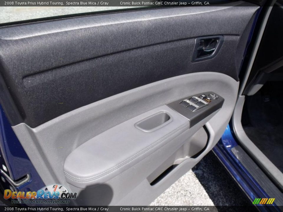 2008 Toyota Prius Hybrid Touring Spectra Blue Mica / Gray Photo #12