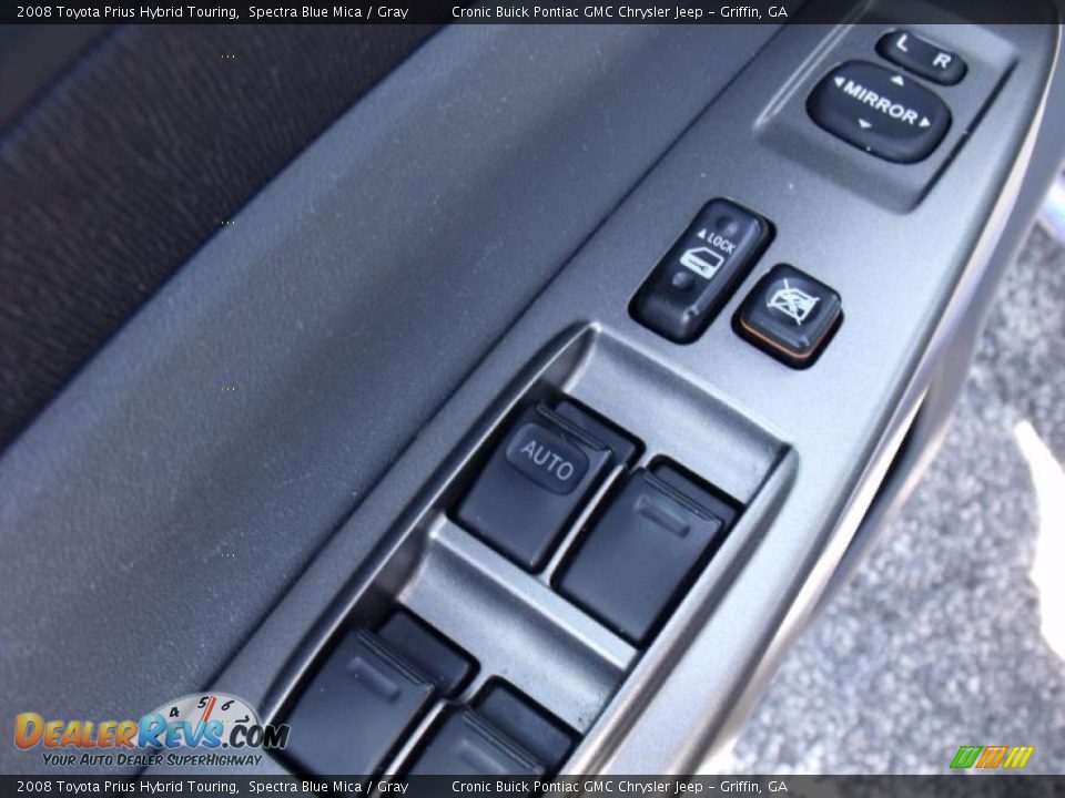 2008 Toyota Prius Hybrid Touring Spectra Blue Mica / Gray Photo #13