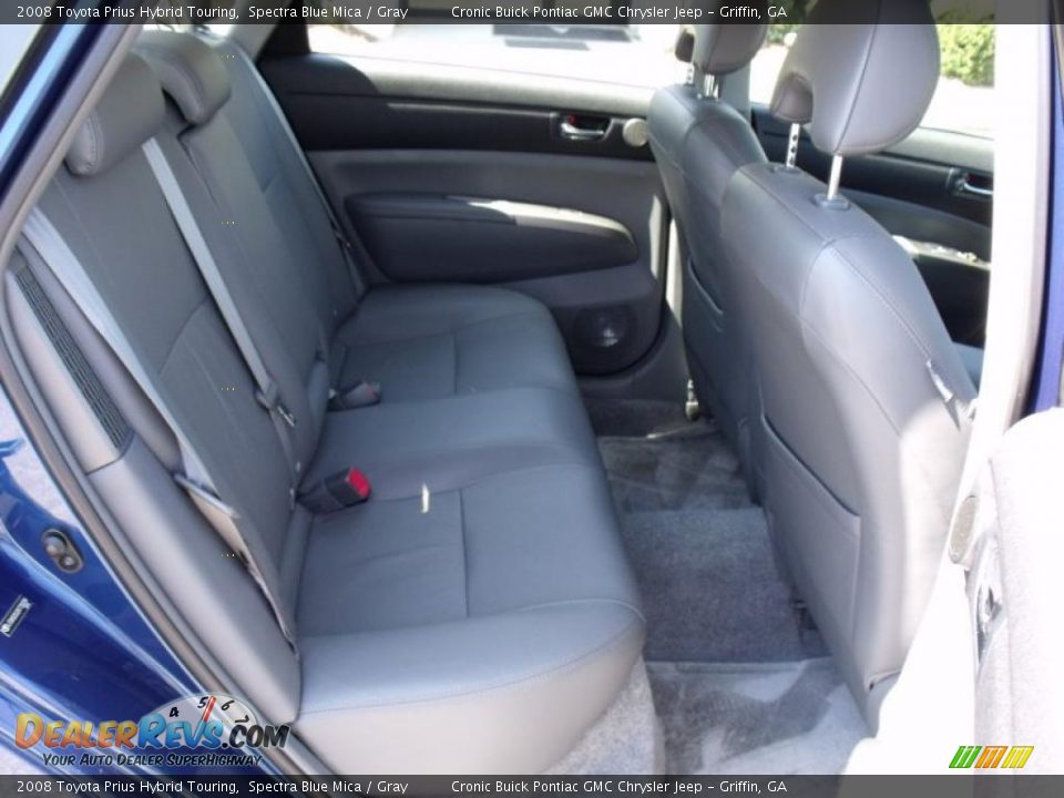 2008 Toyota Prius Hybrid Touring Spectra Blue Mica / Gray Photo #16