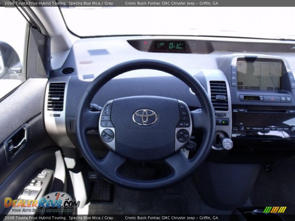 2008 Toyota Prius Hybrid Touring Spectra Blue Mica / Gray Photo #20