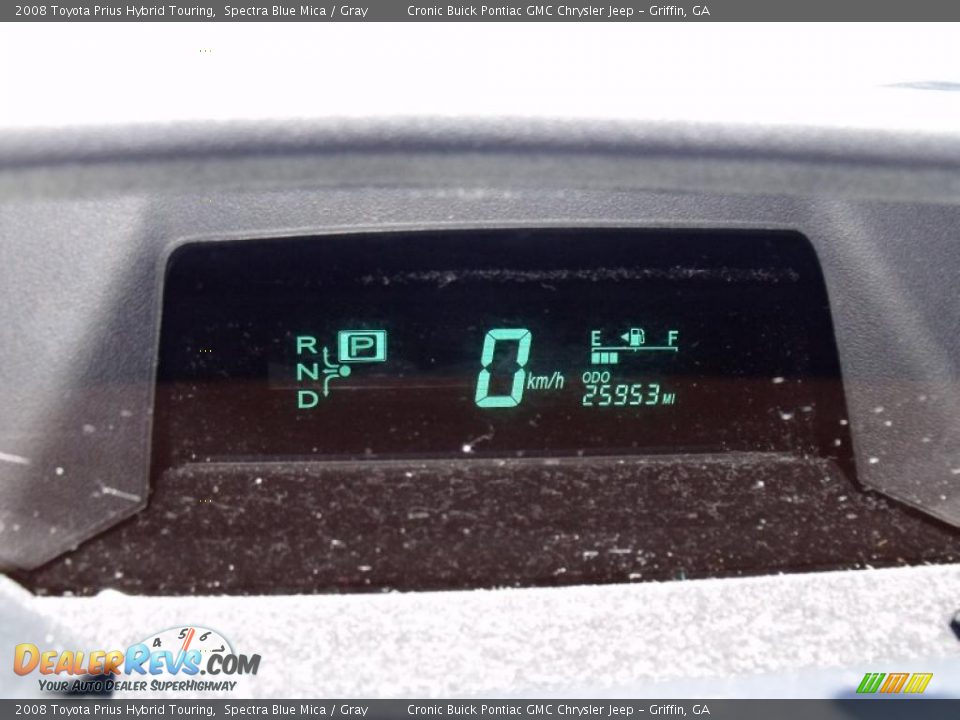 2008 Toyota Prius Hybrid Touring Spectra Blue Mica / Gray Photo #21