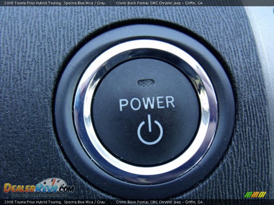 2008 Toyota Prius Hybrid Touring Spectra Blue Mica / Gray Photo #23