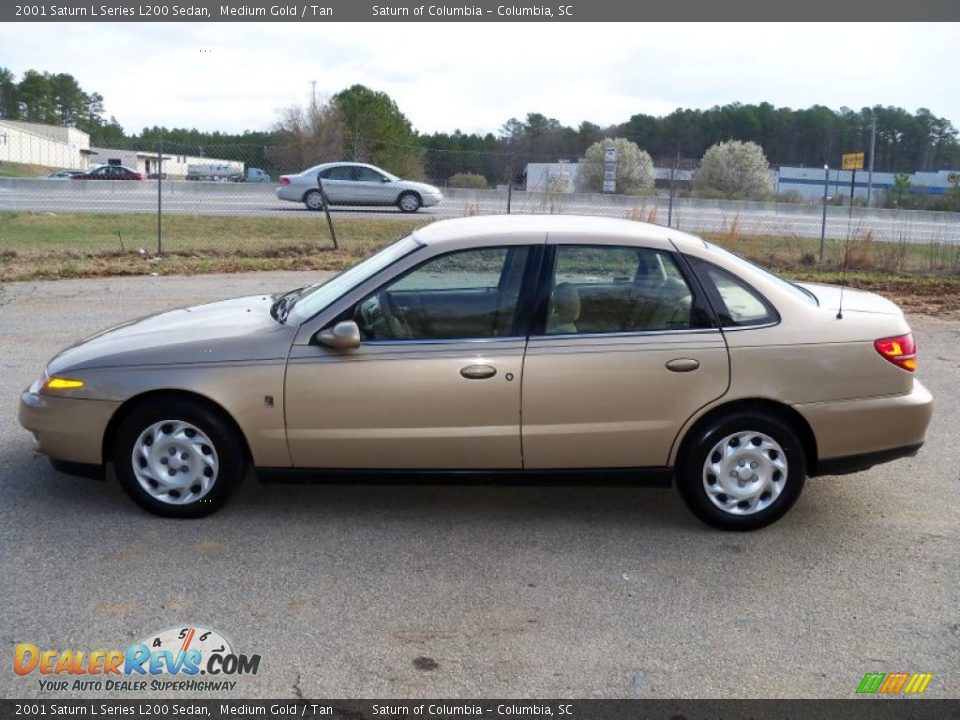 2001 Saturn L Series L200 Sedan Medium Gold / Tan Photo #4