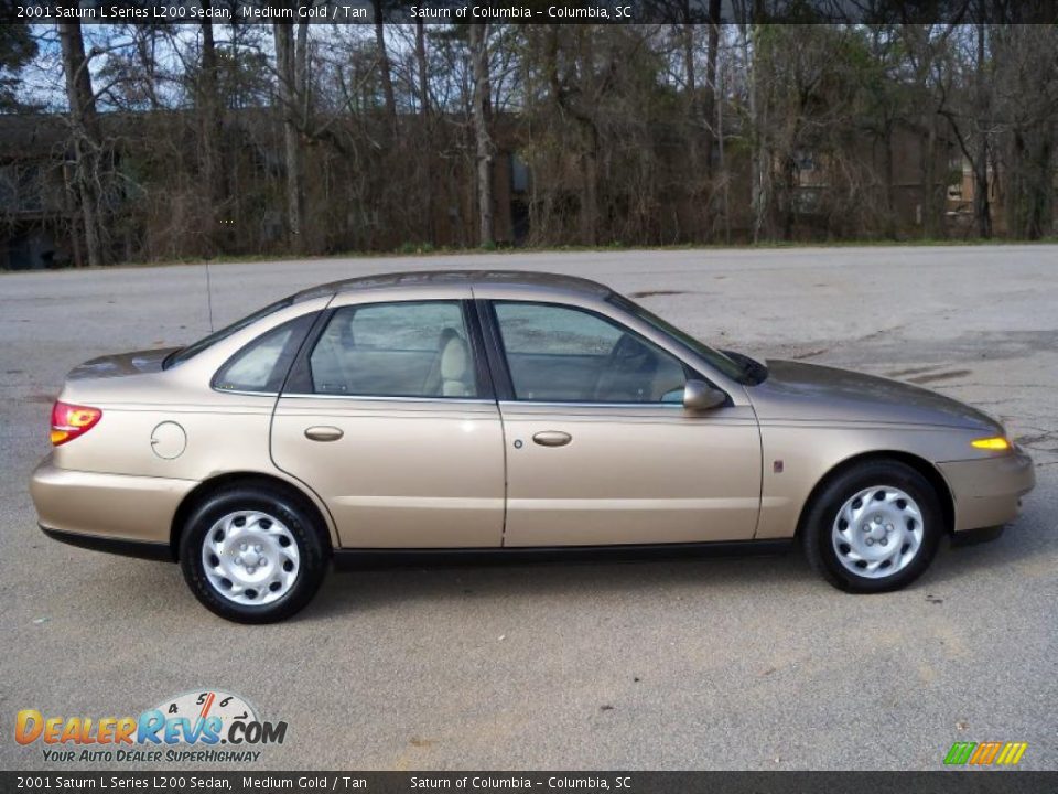 2001 Saturn L Series L200 Sedan Medium Gold / Tan Photo #9