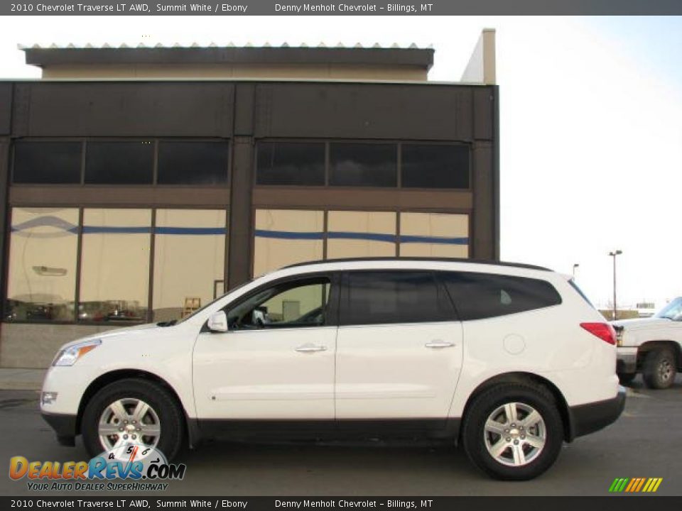 2010 Chevrolet Traverse LT AWD Summit White / Ebony Photo #1