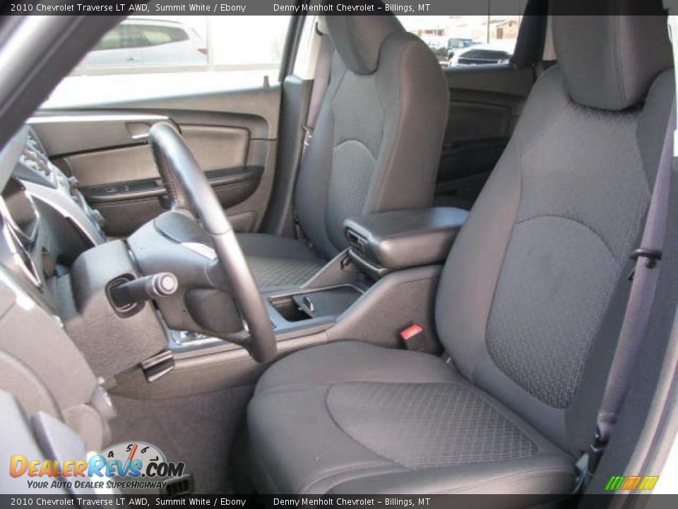 2010 Chevrolet Traverse LT AWD Summit White / Ebony Photo #4