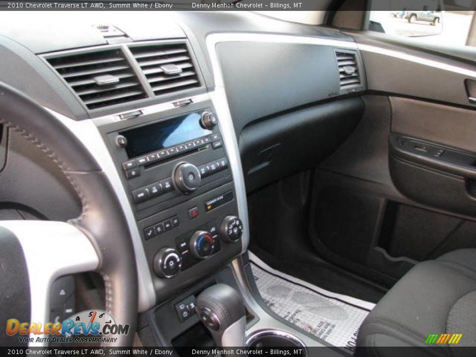 2010 Chevrolet Traverse LT AWD Summit White / Ebony Photo #6