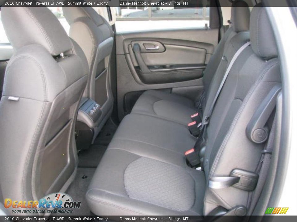 2010 Chevrolet Traverse LT AWD Summit White / Ebony Photo #7