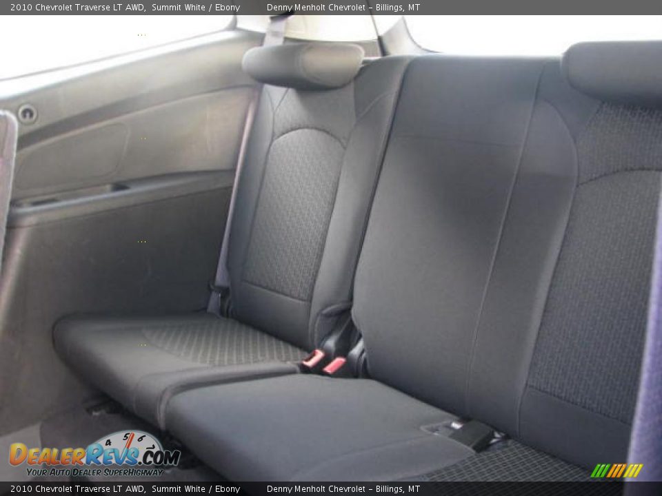 2010 Chevrolet Traverse LT AWD Summit White / Ebony Photo #8