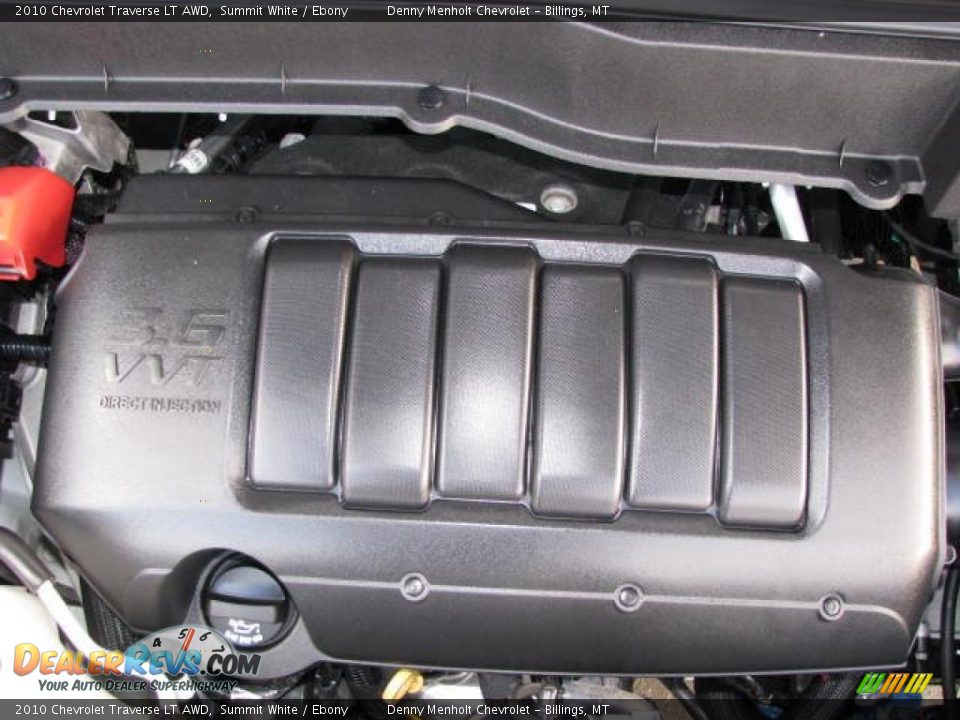 2010 Chevrolet Traverse LT AWD Summit White / Ebony Photo #13