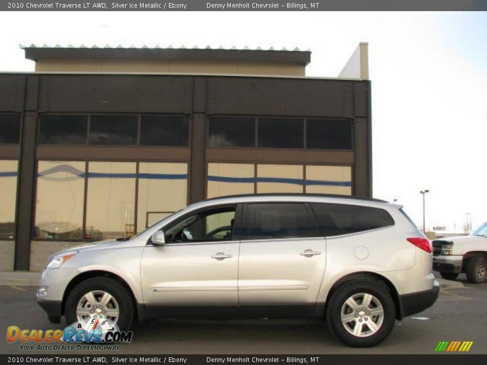 2010 Chevrolet Traverse LT AWD Silver Ice Metallic / Ebony Photo #1