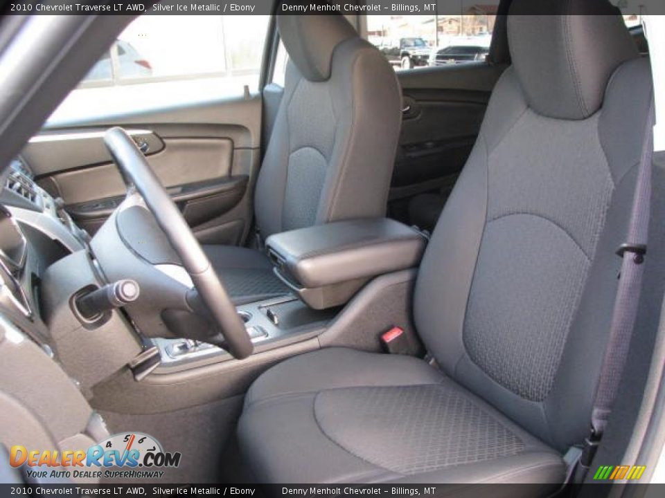 2010 Chevrolet Traverse LT AWD Silver Ice Metallic / Ebony Photo #4