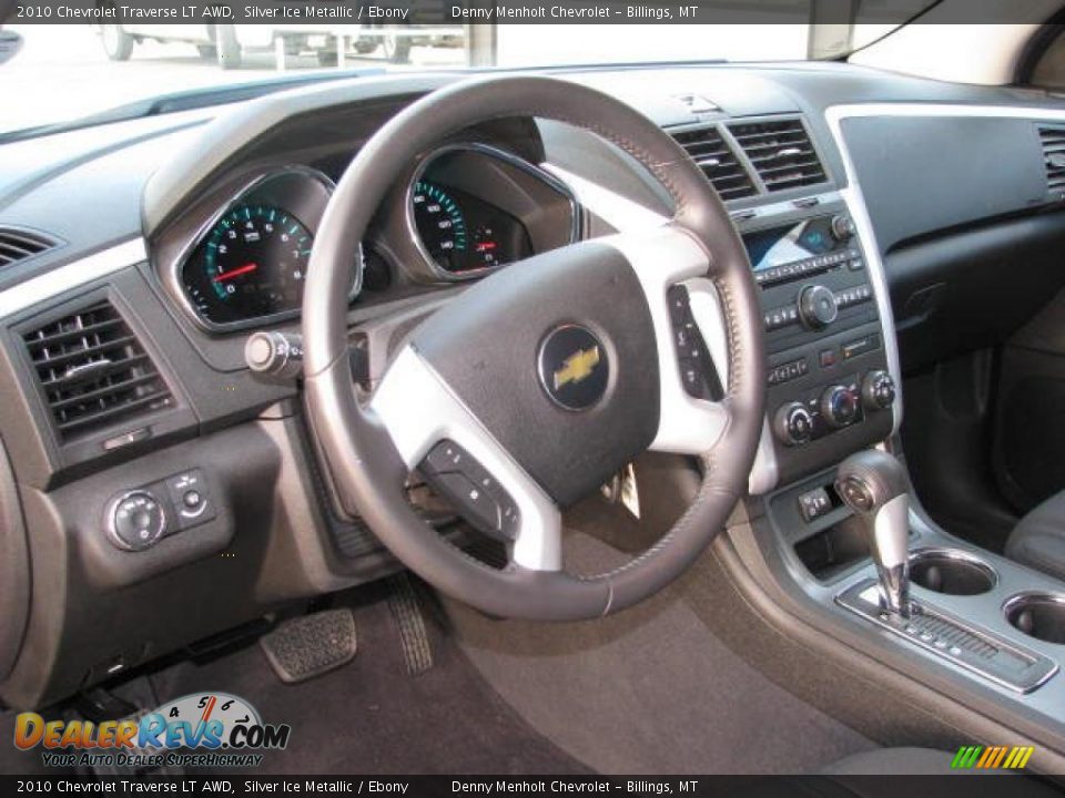 2010 Chevrolet Traverse LT AWD Silver Ice Metallic / Ebony Photo #5