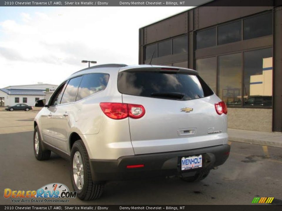 2010 Chevrolet Traverse LT AWD Silver Ice Metallic / Ebony Photo #9