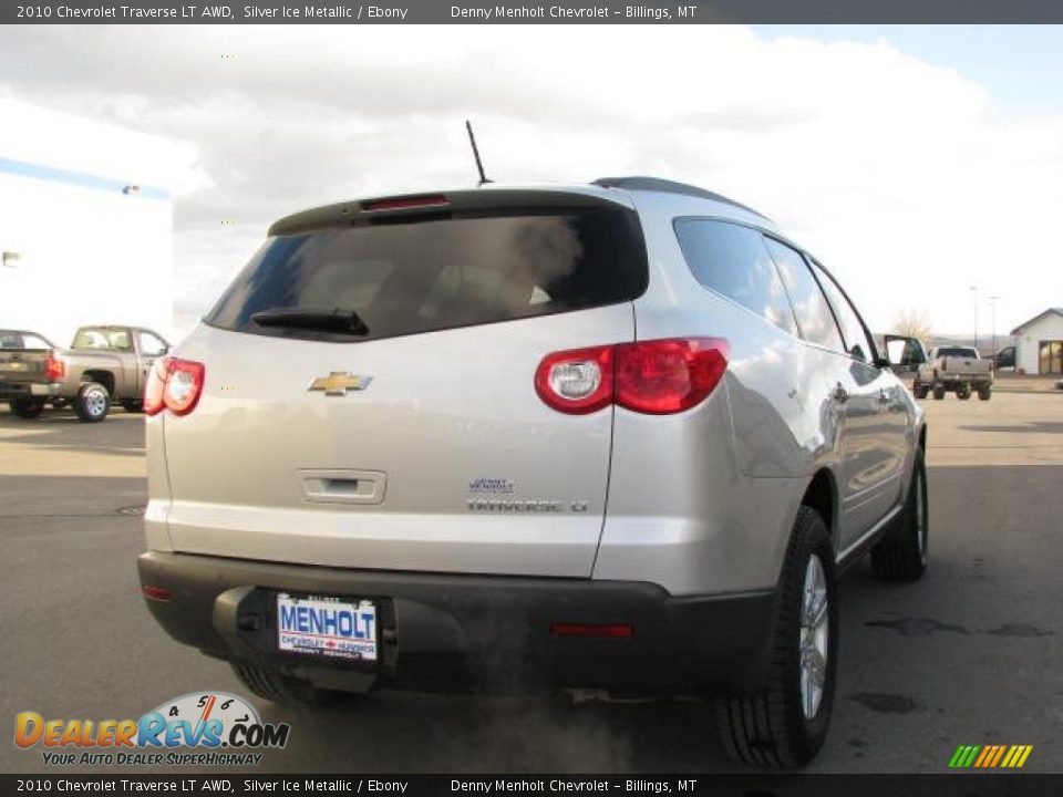 2010 Chevrolet Traverse LT AWD Silver Ice Metallic / Ebony Photo #11