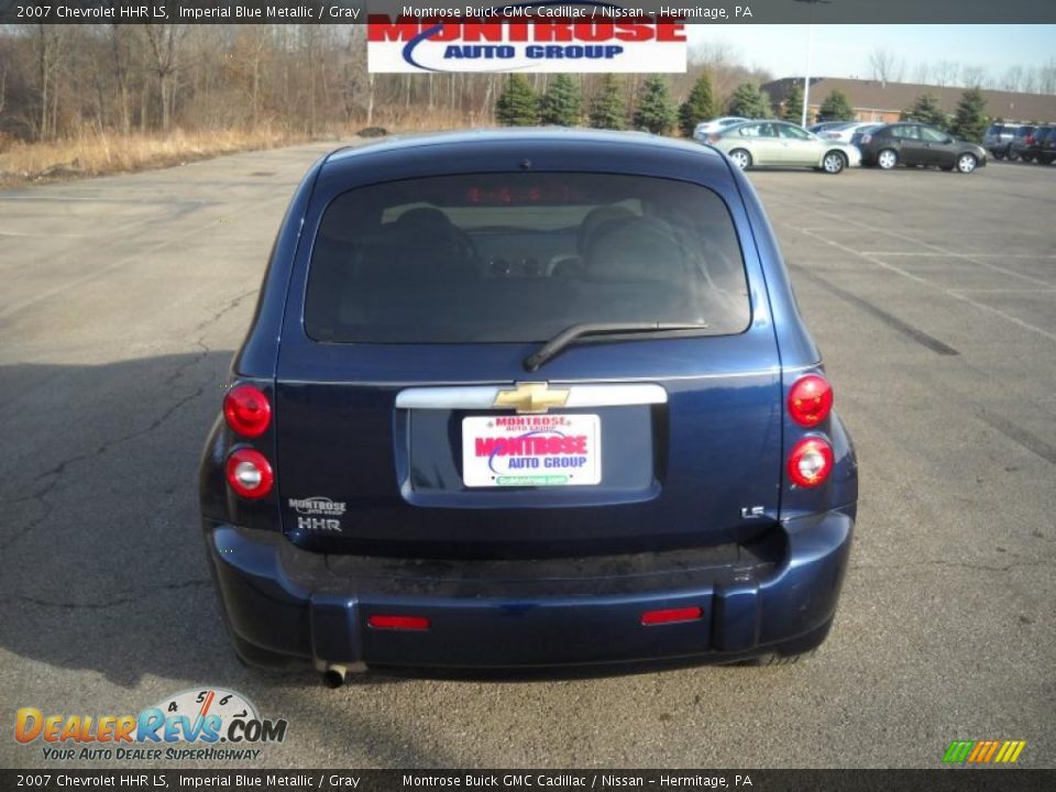 2007 Chevrolet HHR LS Imperial Blue Metallic / Gray Photo #4