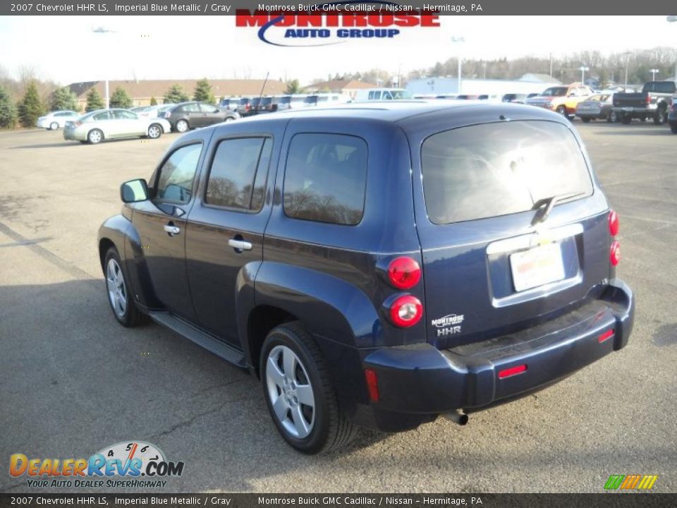 2007 Chevrolet HHR LS Imperial Blue Metallic / Gray Photo #5