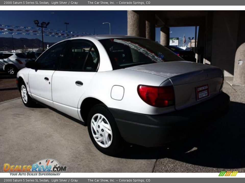 2000 Saturn S Series SL Sedan Light Silver / Gray Photo #5