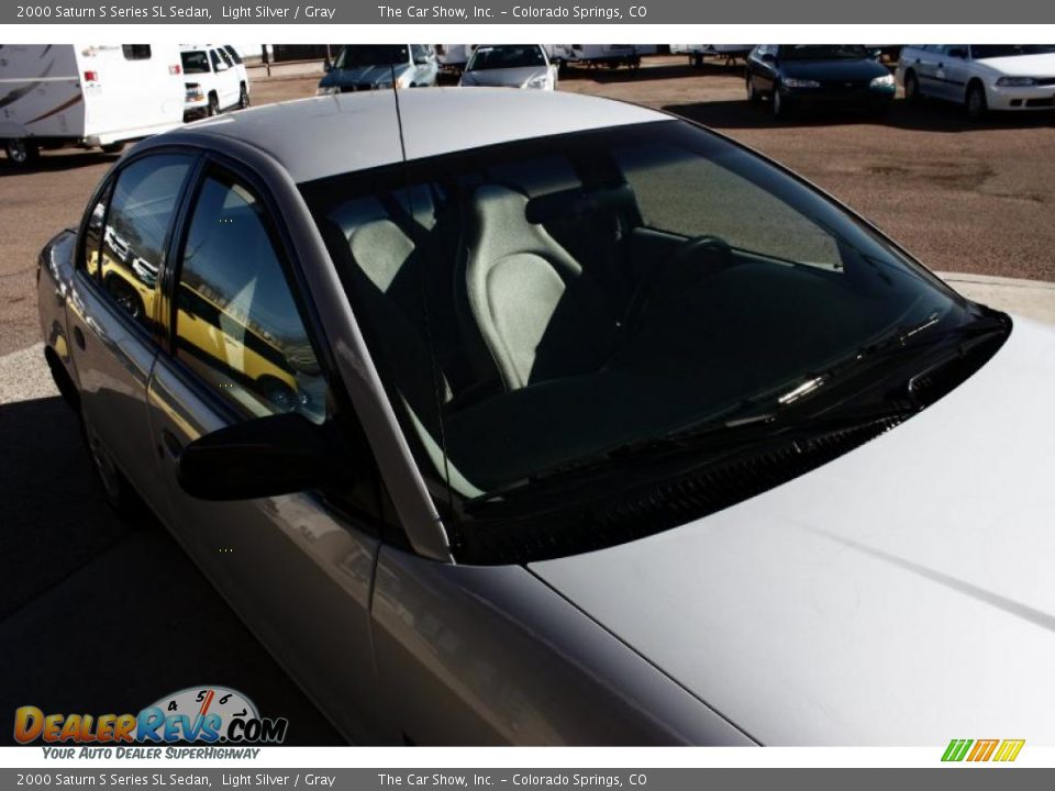 2000 Saturn S Series SL Sedan Light Silver / Gray Photo #16