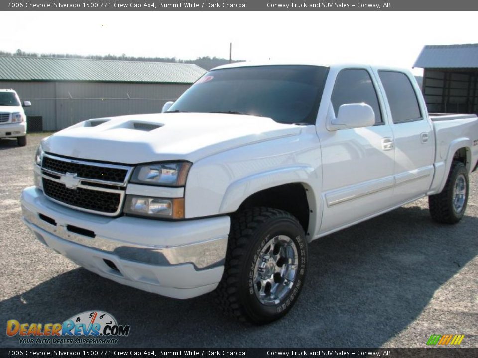 2006 Chevrolet Silverado 1500 Z71 Crew Cab 4x4 Summit White / Dark Charcoal Photo #1