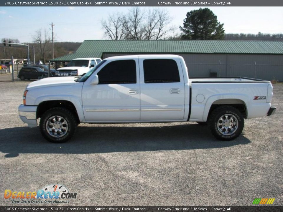 2006 Chevrolet Silverado 1500 Z71 Crew Cab 4x4 Summit White / Dark Charcoal Photo #2