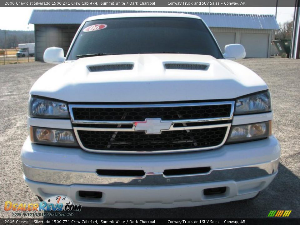 2006 Chevrolet Silverado 1500 Z71 Crew Cab 4x4 Summit White / Dark Charcoal Photo #3