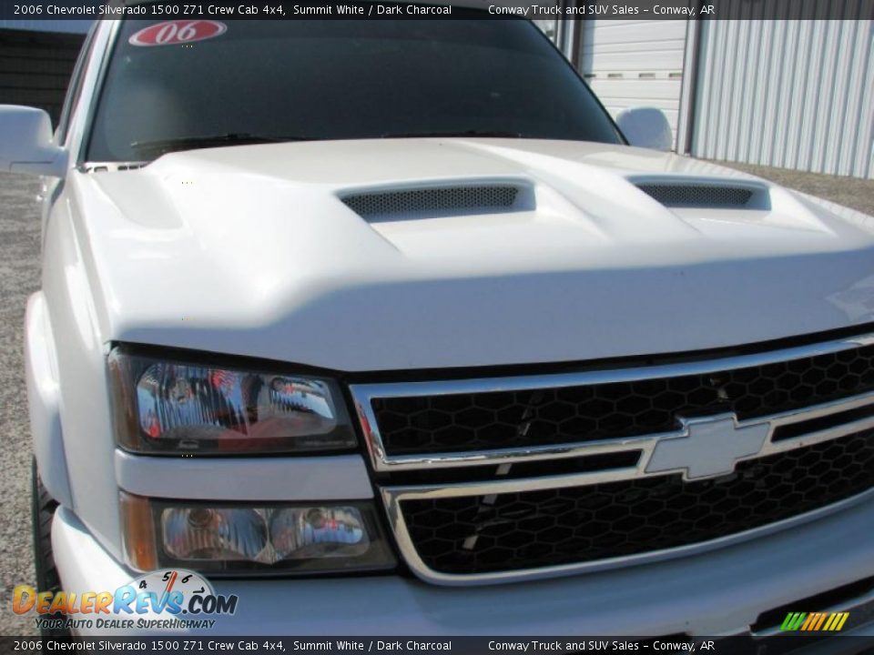 2006 Chevrolet Silverado 1500 Z71 Crew Cab 4x4 Summit White / Dark Charcoal Photo #4
