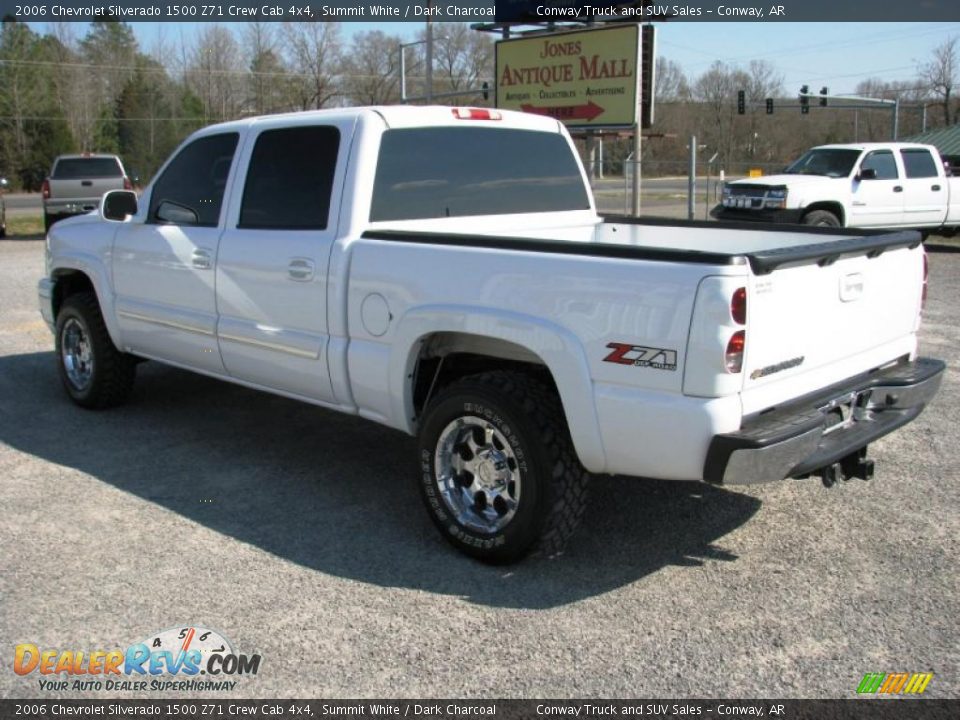 2006 Chevrolet Silverado 1500 Z71 Crew Cab 4x4 Summit White / Dark Charcoal Photo #5