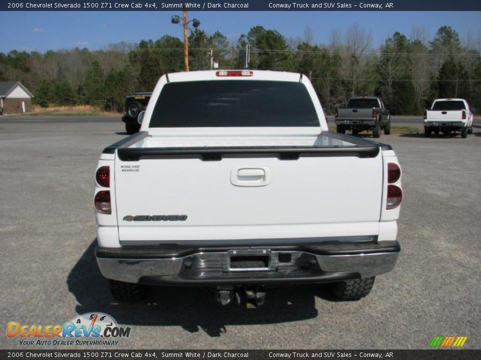 2006 Chevrolet Silverado 1500 Z71 Crew Cab 4x4 Summit White / Dark Charcoal Photo #6