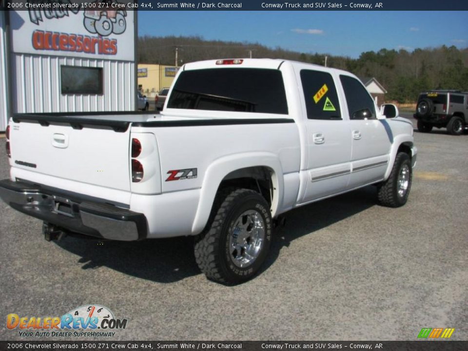 2006 Chevrolet Silverado 1500 Z71 Crew Cab 4x4 Summit White / Dark Charcoal Photo #7
