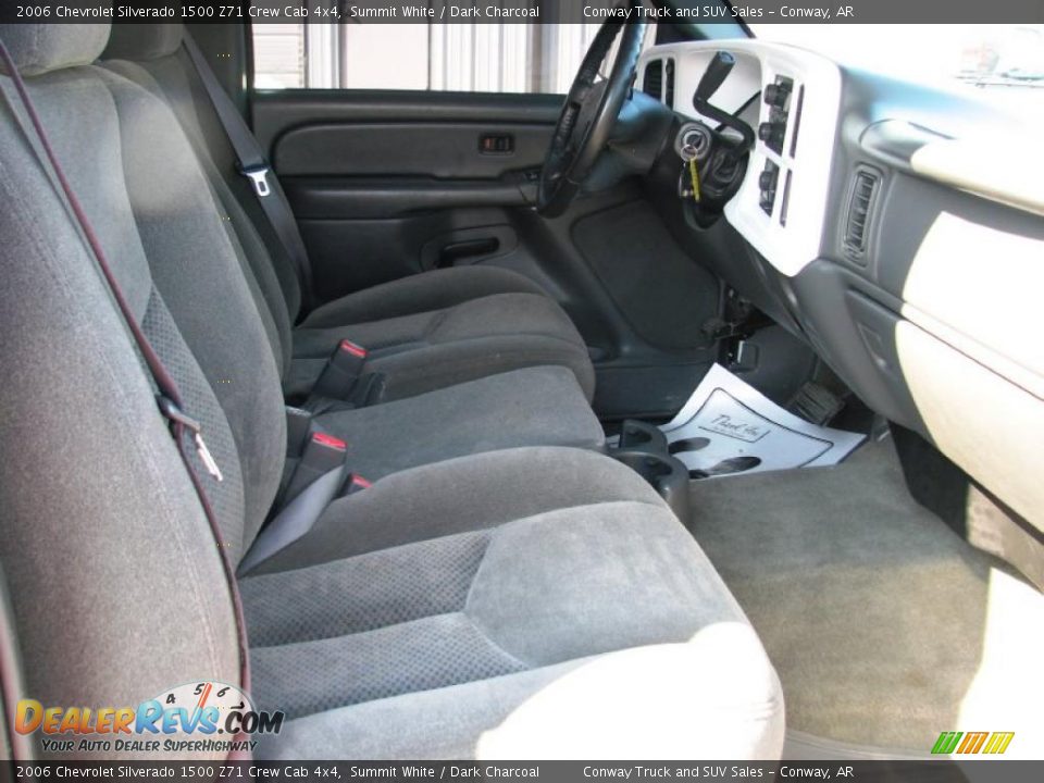 2006 Chevrolet Silverado 1500 Z71 Crew Cab 4x4 Summit White / Dark Charcoal Photo #9
