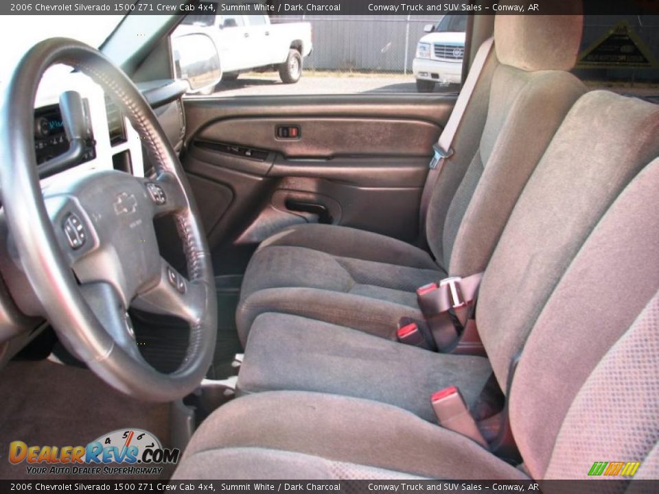 2006 Chevrolet Silverado 1500 Z71 Crew Cab 4x4 Summit White / Dark Charcoal Photo #12