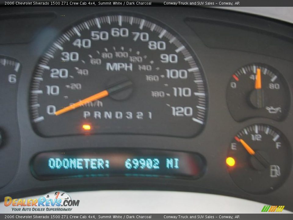 2006 Chevrolet Silverado 1500 Z71 Crew Cab 4x4 Summit White / Dark Charcoal Photo #13