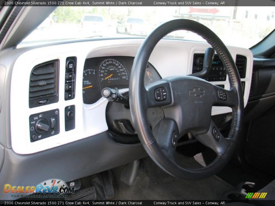 2006 Chevrolet Silverado 1500 Z71 Crew Cab 4x4 Summit White / Dark Charcoal Photo #14
