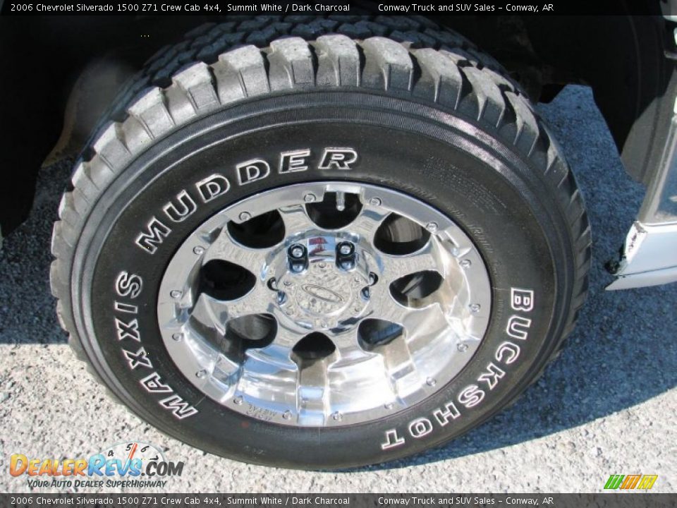 2006 Chevrolet Silverado 1500 Z71 Crew Cab 4x4 Summit White / Dark Charcoal Photo #17
