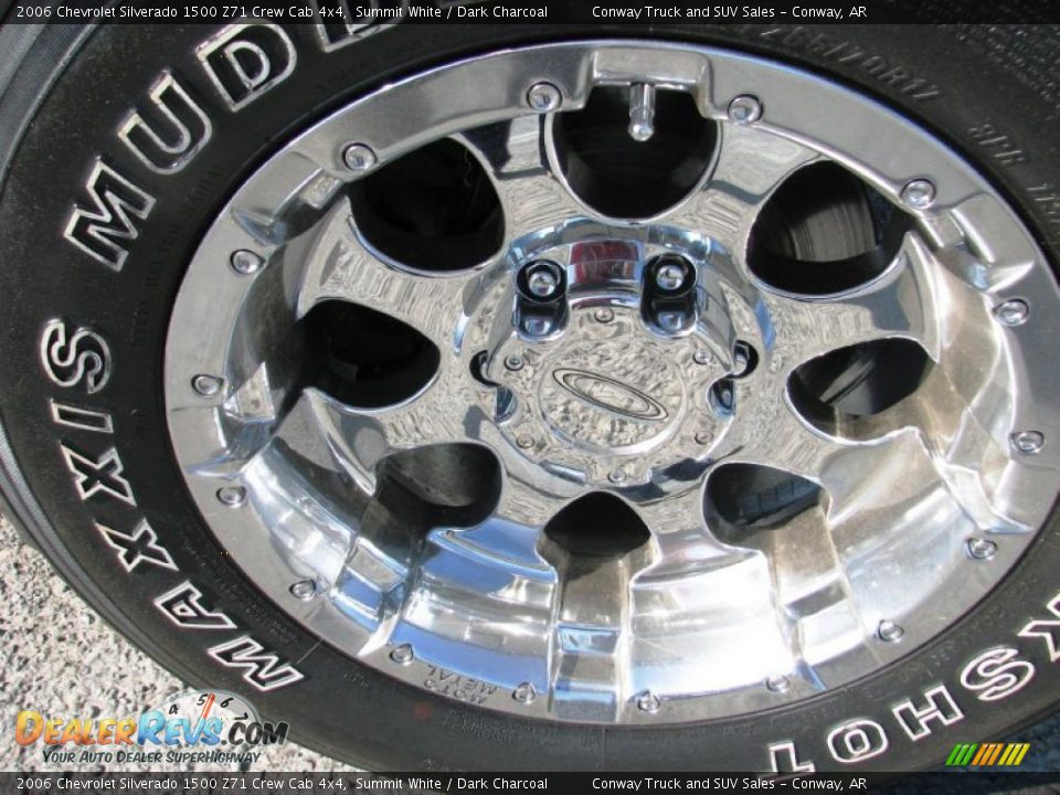 2006 Chevrolet Silverado 1500 Z71 Crew Cab 4x4 Summit White / Dark Charcoal Photo #18