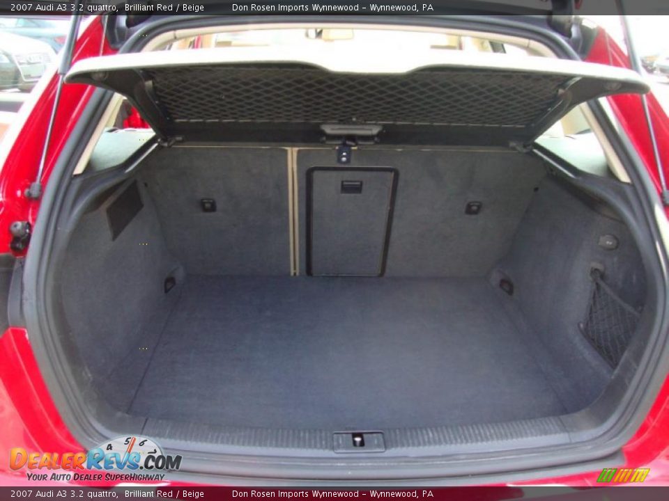 2007 Audi A3 3.2 quattro Brilliant Red / Beige Photo #23