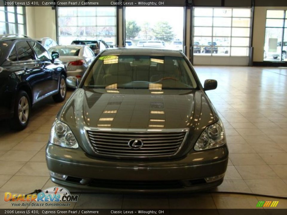 2006 Lexus LS 430 Cypress Green Pearl / Cashmere Photo #2
