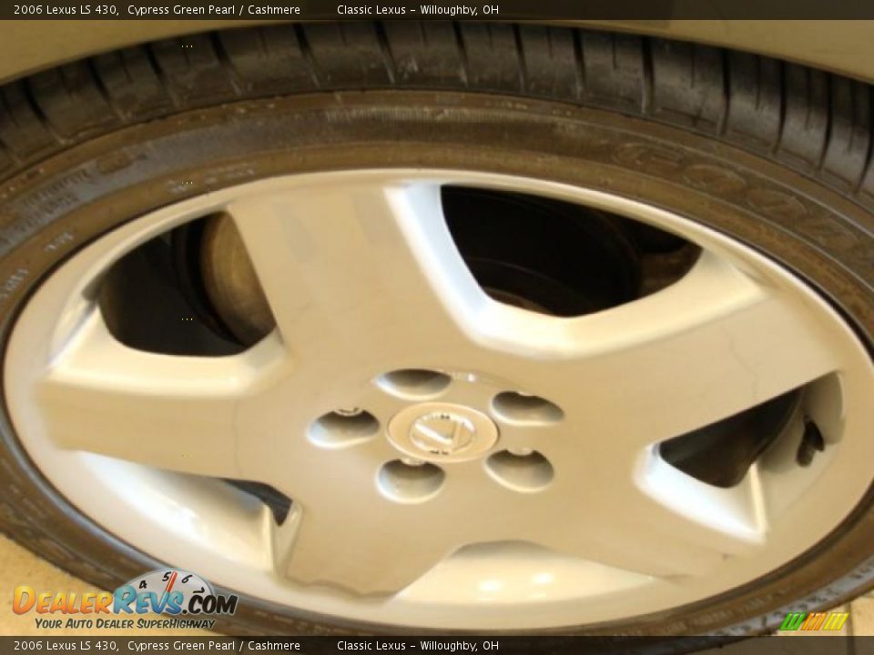 2006 Lexus LS 430 Cypress Green Pearl / Cashmere Photo #5
