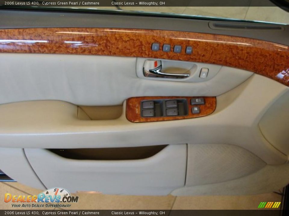 2006 Lexus LS 430 Cypress Green Pearl / Cashmere Photo #6