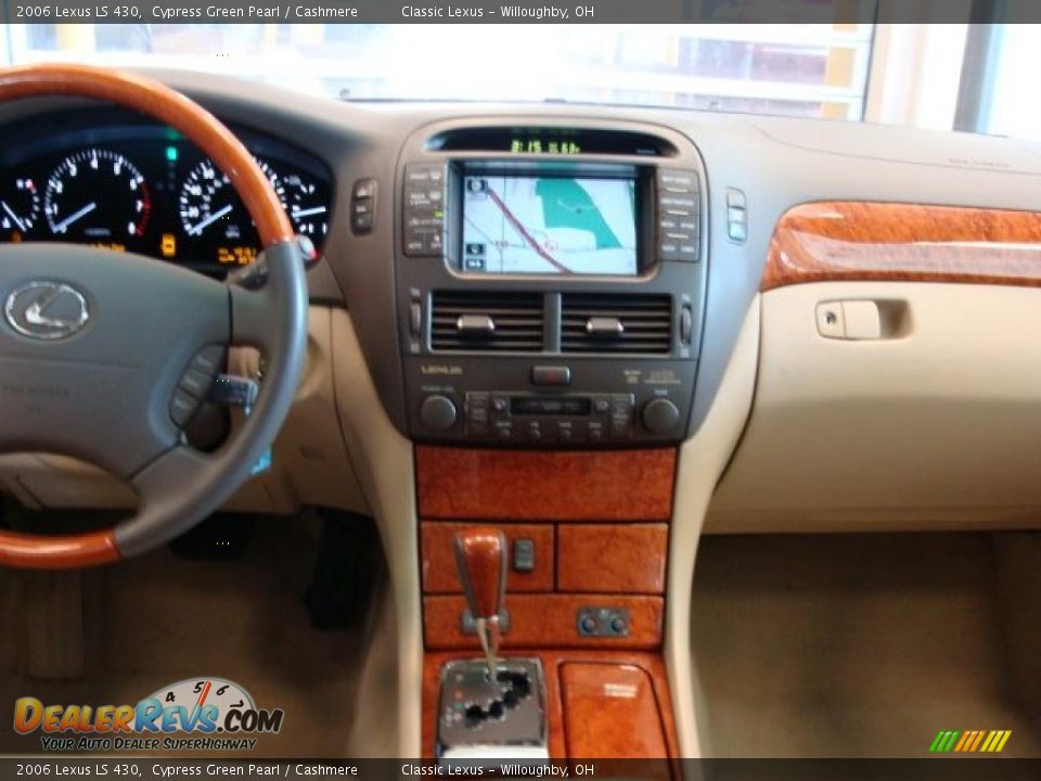 2006 Lexus LS 430 Cypress Green Pearl / Cashmere Photo #14
