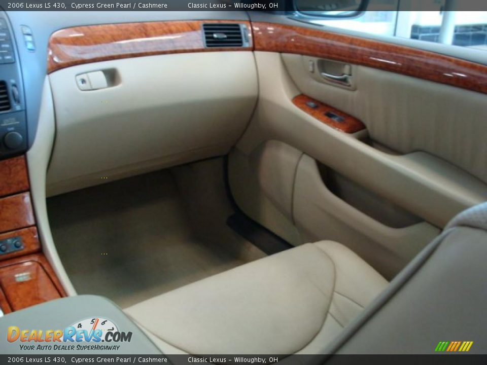 2006 Lexus LS 430 Cypress Green Pearl / Cashmere Photo #18