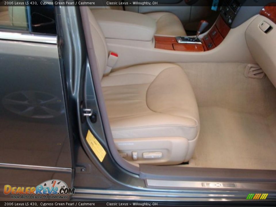 2006 Lexus LS 430 Cypress Green Pearl / Cashmere Photo #19