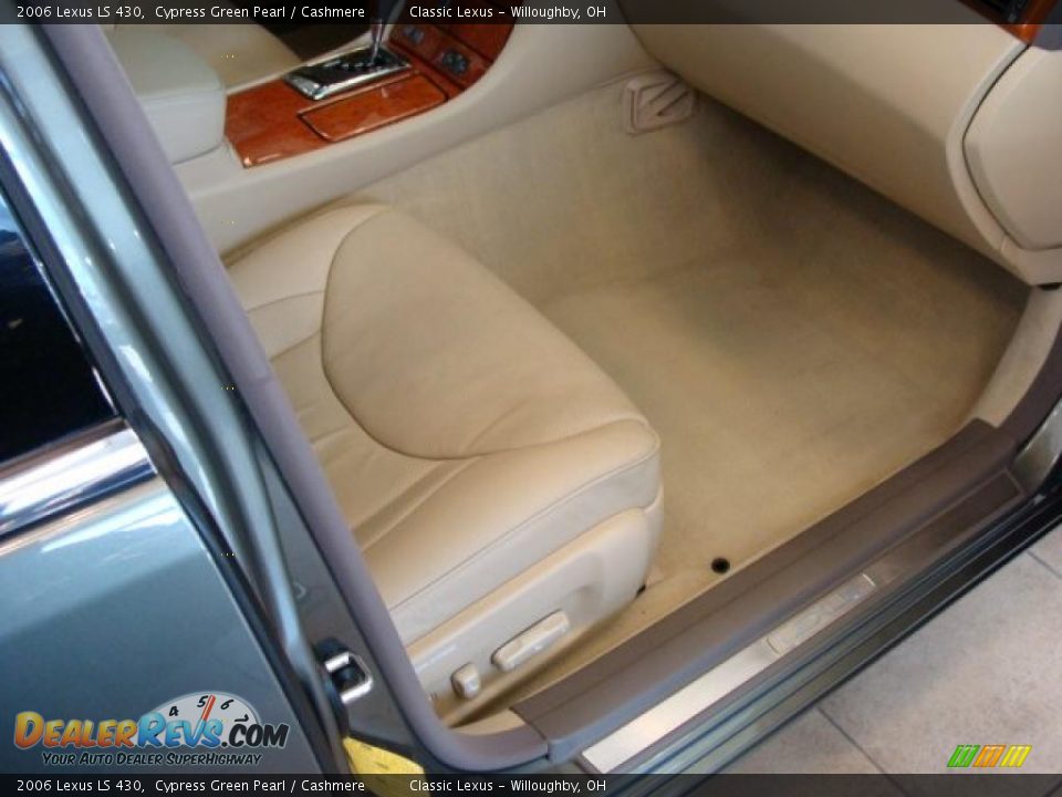 2006 Lexus LS 430 Cypress Green Pearl / Cashmere Photo #20