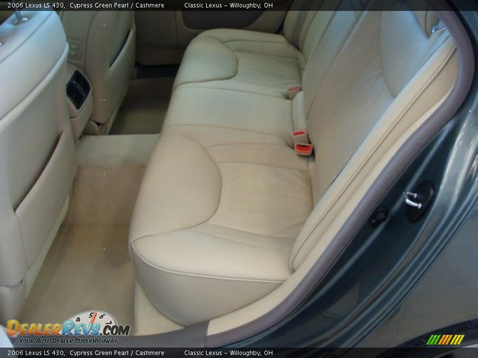 2006 Lexus LS 430 Cypress Green Pearl / Cashmere Photo #21