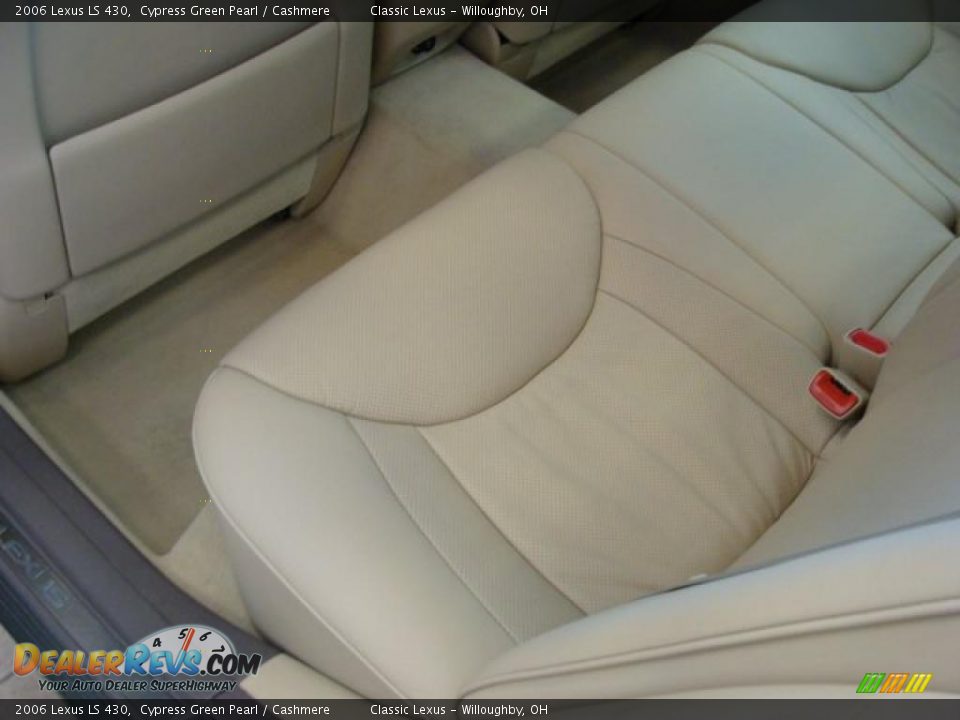 2006 Lexus LS 430 Cypress Green Pearl / Cashmere Photo #22