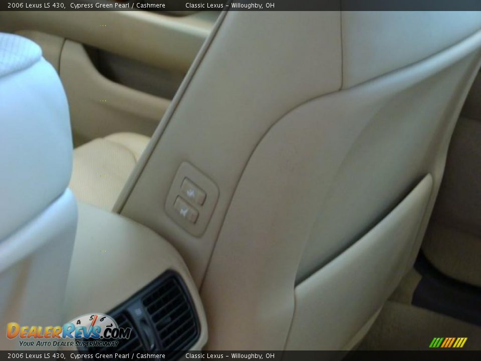 2006 Lexus LS 430 Cypress Green Pearl / Cashmere Photo #23